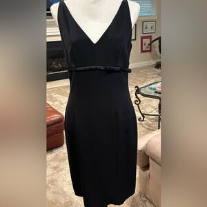 Stunning Paula Ka, Silk Black Dress, Size 40